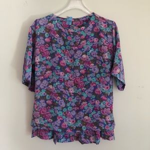 Vintage 2 piece skirt and top set